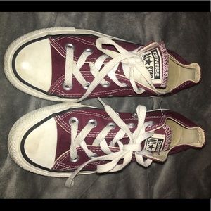 Maroon Converse